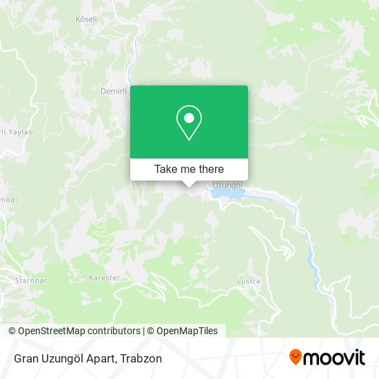 Gran Uzungöl Apart map