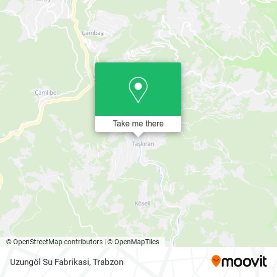 Uzungöl Su Fabrikasi map