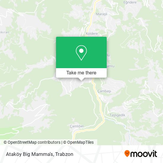 Ataköy Big Mamma's map