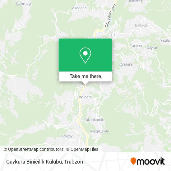 Çaykara Binicilik Kulübü map