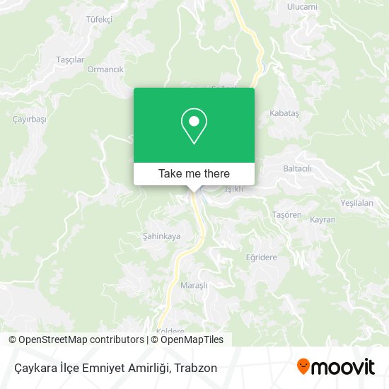 Çaykara İlçe Emniyet Amirliği map