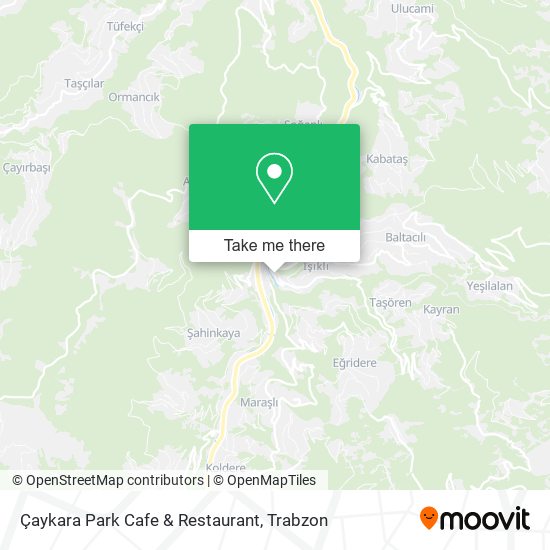 Çaykara Park Cafe & Restaurant map