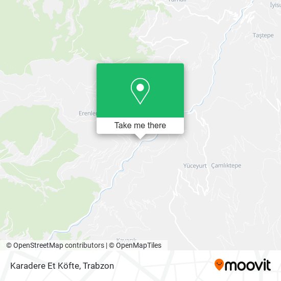 Karadere Et Köfte map