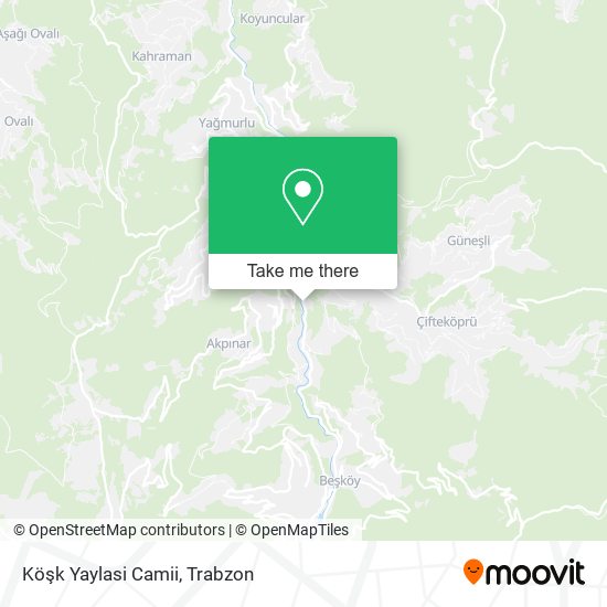 Köşk Yaylasi Camii map