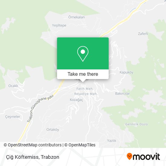 Çiğ Köftemiss map