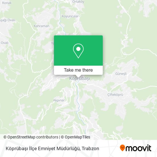 Köprübaşı İlçe Emniyet Müdürlüğü map
