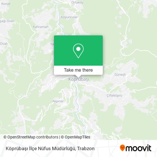 Köprübaşı İlçe Nüfus Müdürlüğü map