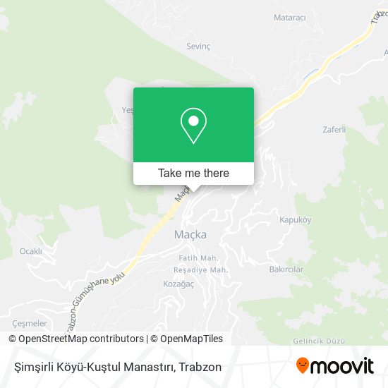 Şimşirli Köyü-Kuştul Manastırı map