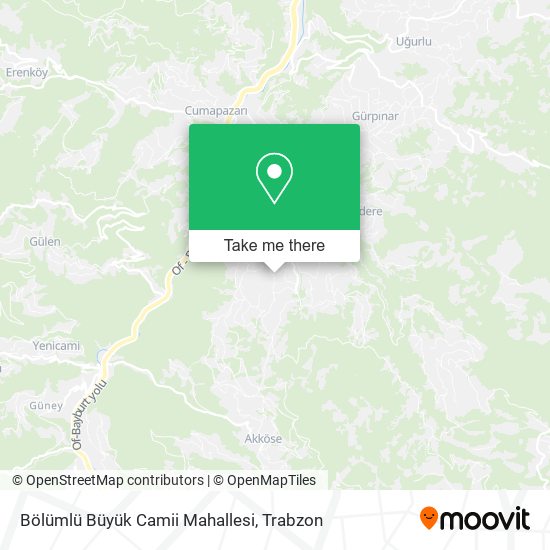 Bölümlü Büyük Camii Mahallesi map