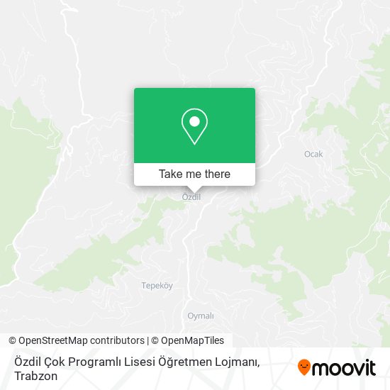 Özdil Çok Programlı Lisesi Öğretmen Lojmanı map