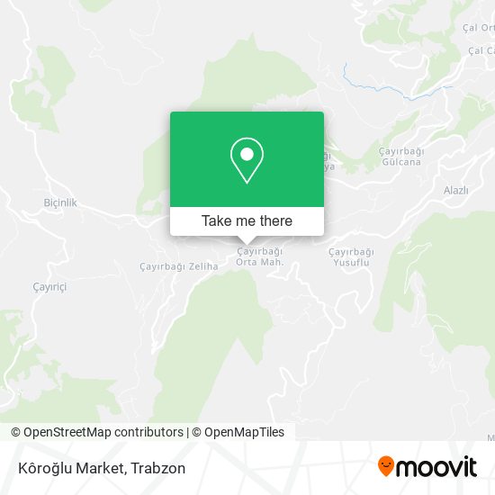 Kôroğlu Market map