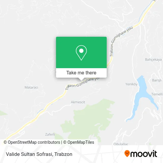 Valide Sultan Sofrasi map