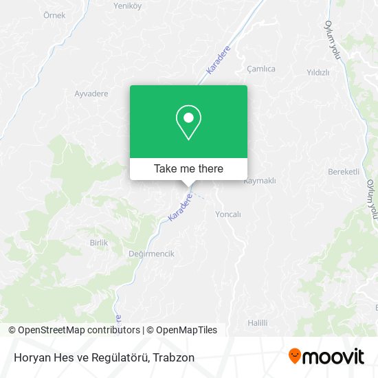 Horyan Hes ve Regülatörü map