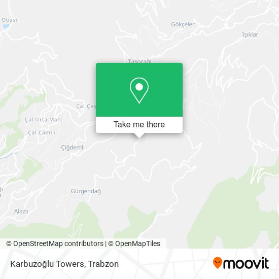 Karbuzoğlu Towers map