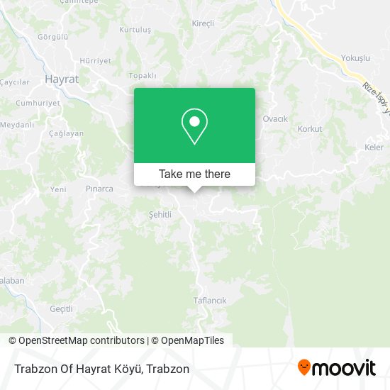 Trabzon Of Hayrat Köyü map