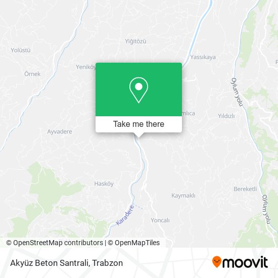 Akyüz Beton Santrali map