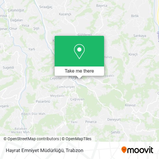 Hayrat Emniyet Müdürlüğü map