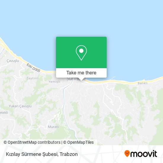 Kızılay Sürmene Şubesi map