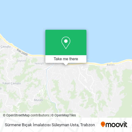 Sürmene Bıçak İmalatcısı Süleyman Usta map