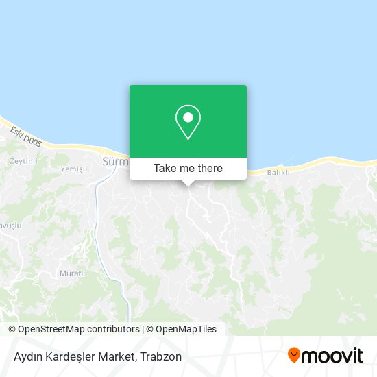 Aydın Kardeşler Market map