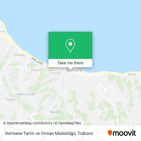 Sürmene Tarim ve Orman Müdürlüğü map