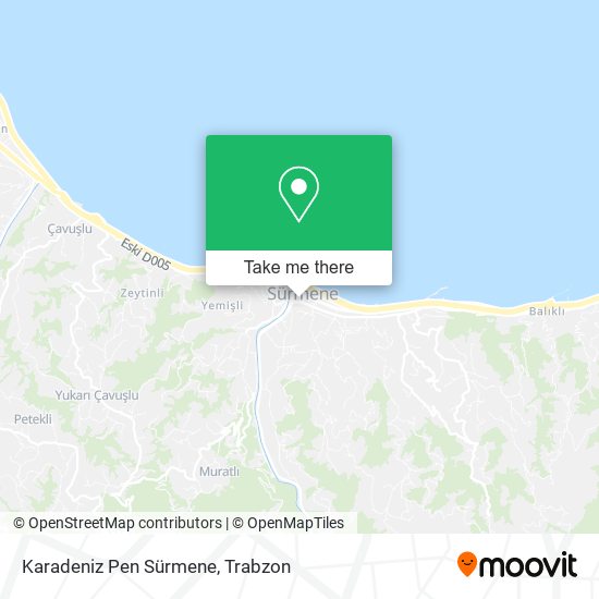 Karadeniz Pen Sürmene map