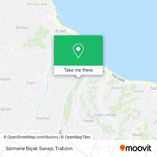 Sürmene Bıçak Sanayi map
