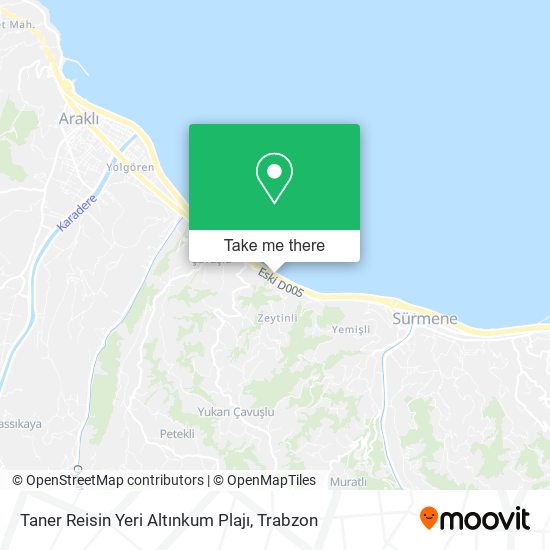 Taner Reisin Yeri Altınkum Plajı map
