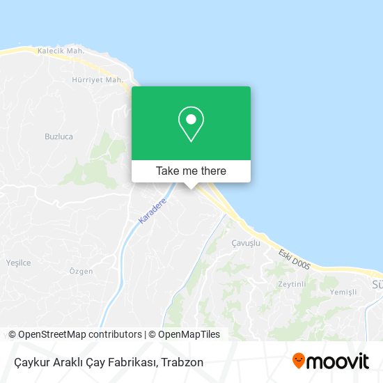 Çaykur Araklı Çay Fabrikası map