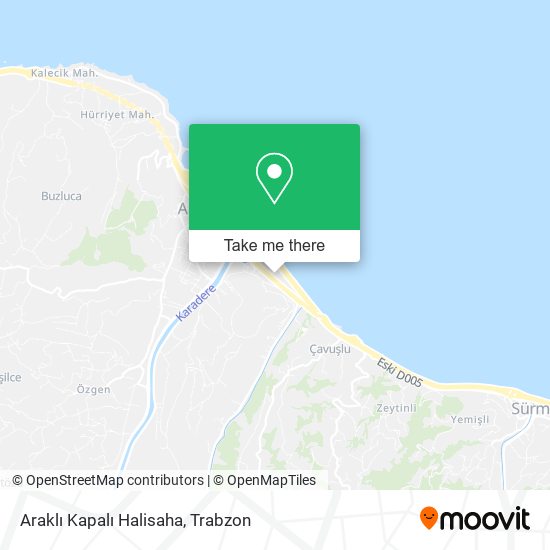 Araklı Kapalı Halisaha map
