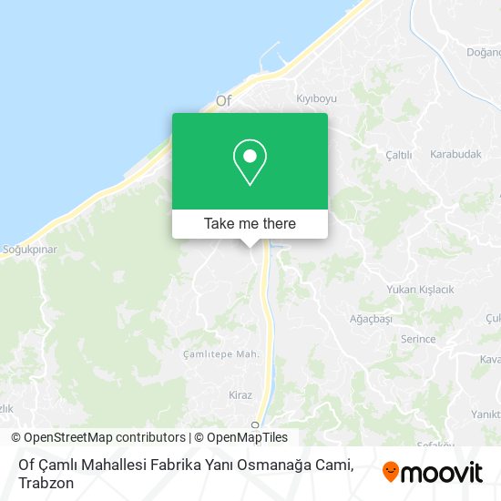 Of Çamlı Mahallesi Fabrika Yanı Osmanağa Cami map