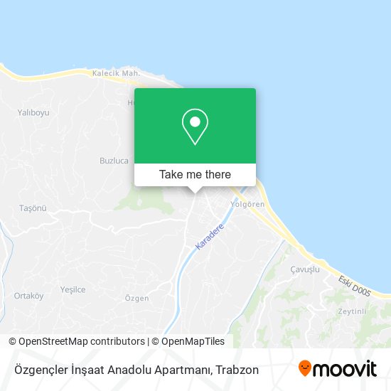 Özgençler İnşaat Anadolu Apartmanı map