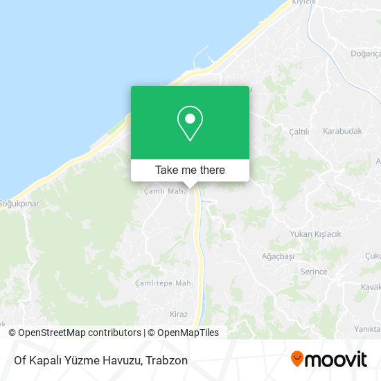 Of Kapalı Yüzme Havuzu map