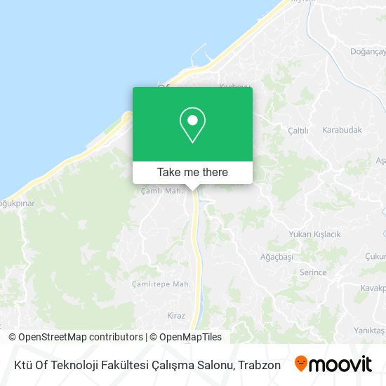 Ktü Of Teknoloji Fakültesi Çalışma Salonu map
