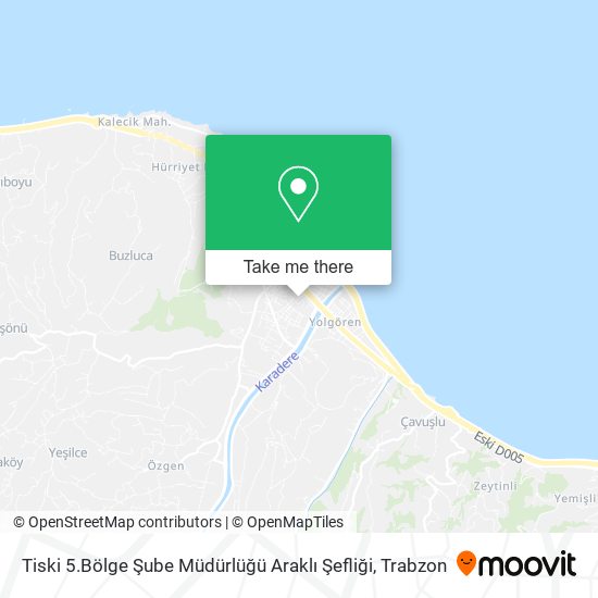 Tiski 5.Bölge Şube Müdürlüğü Araklı Şefliği map