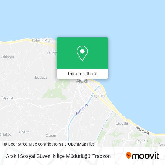 Arakli Sosyal Güvenlik İlçe Müdürlüğü map