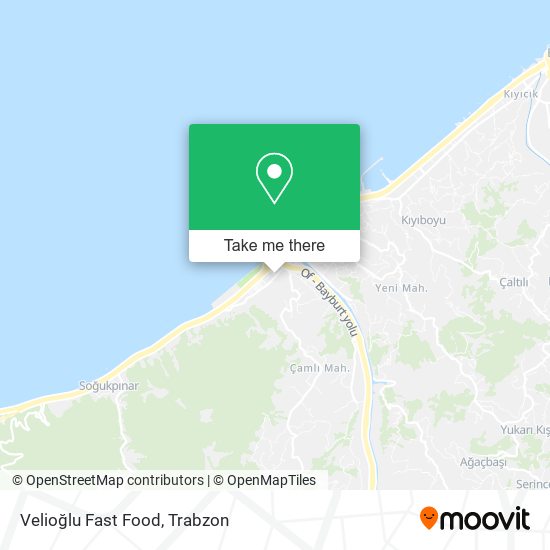 Velioğlu Fast Food map