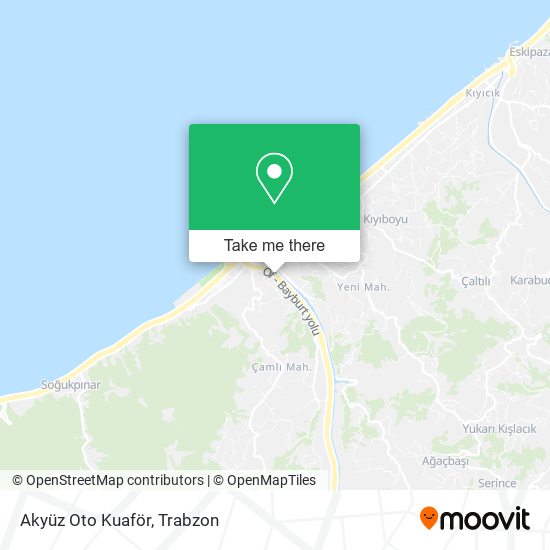 Akyüz Oto Kuaför map