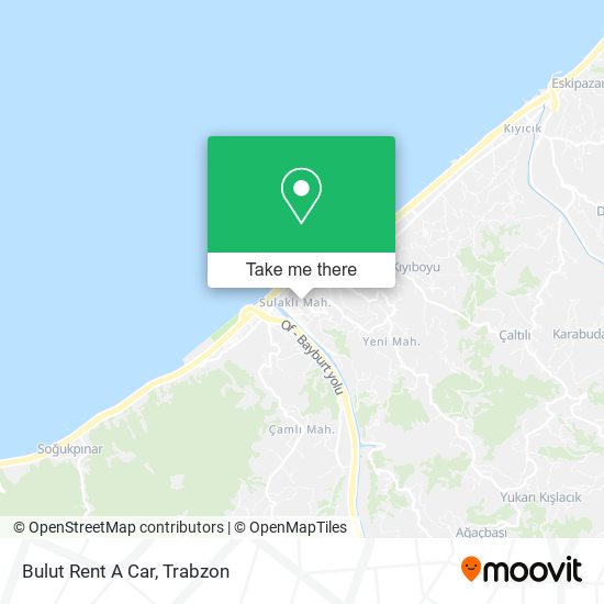 Bulut Rent A Car map