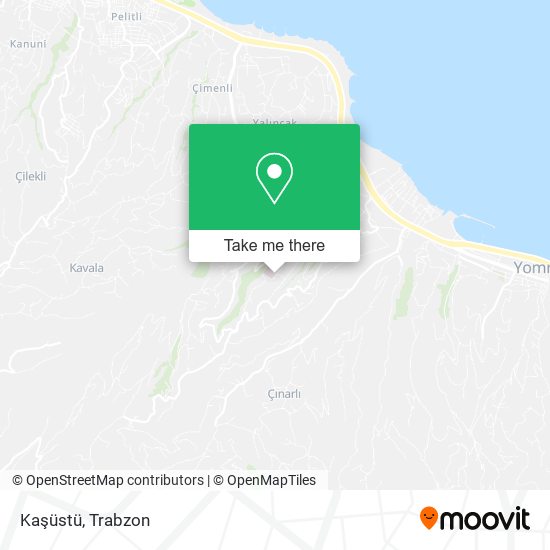 Kaşüstü map