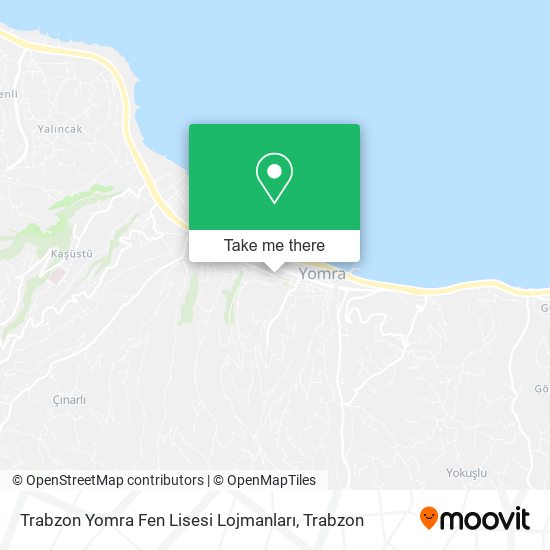 Trabzon Yomra Fen Lisesi Lojmanları map