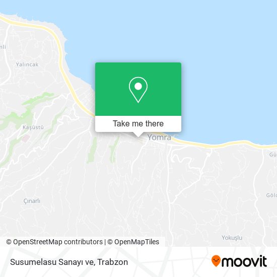 Susumelasu Sanayı ve map