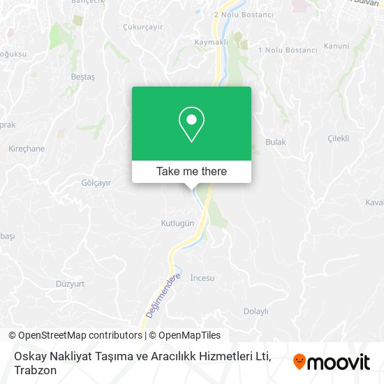 Oskay Nakliyat Taşıma ve Aracılıkk Hizmetleri Lti map