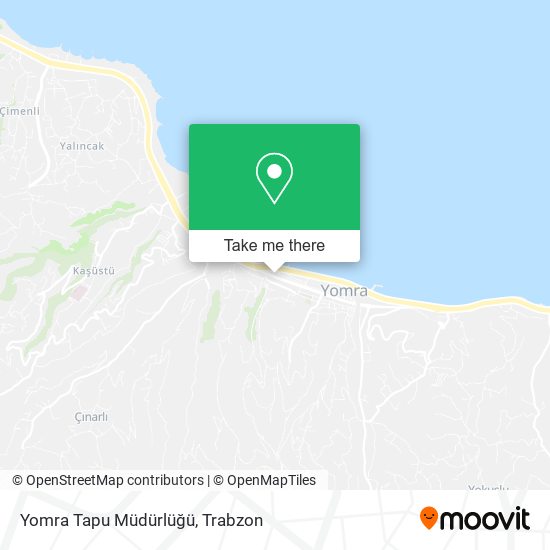 Yomra Tapu Müdürlüğü map