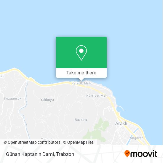 Günan Kaptanin Dami map