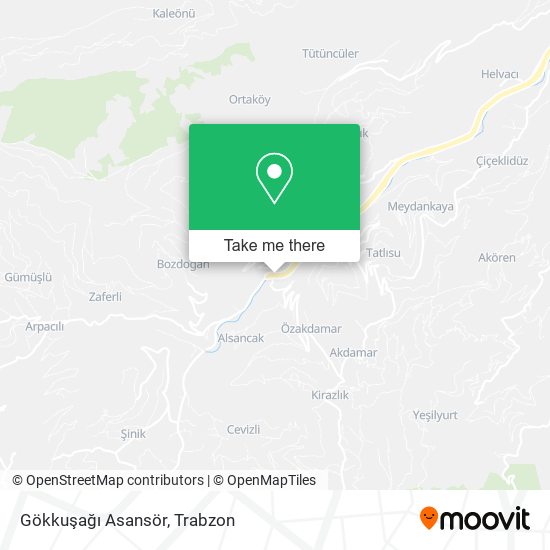 Gökkuşağı Asansör map