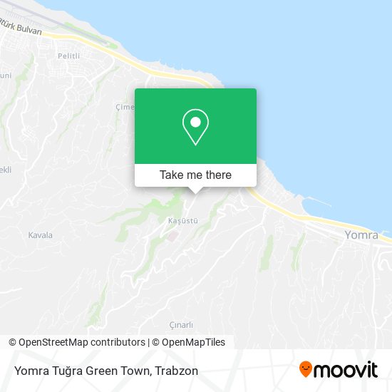 Yomra Tuğra Green Town map