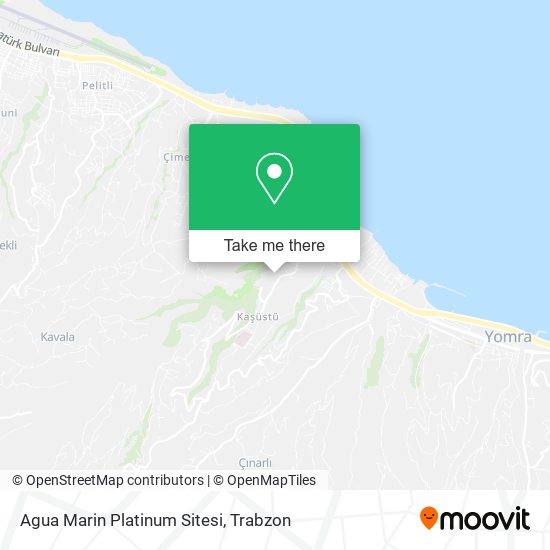 Agua Marin Platinum Sitesi map