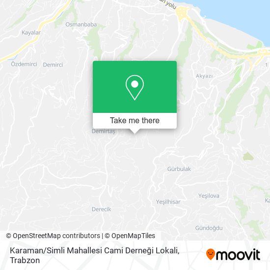 Karaman / Simli Mahallesi Cami Derneği Lokali map