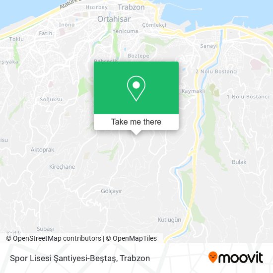 Spor Lisesi Şantiyesi-Beştaş map